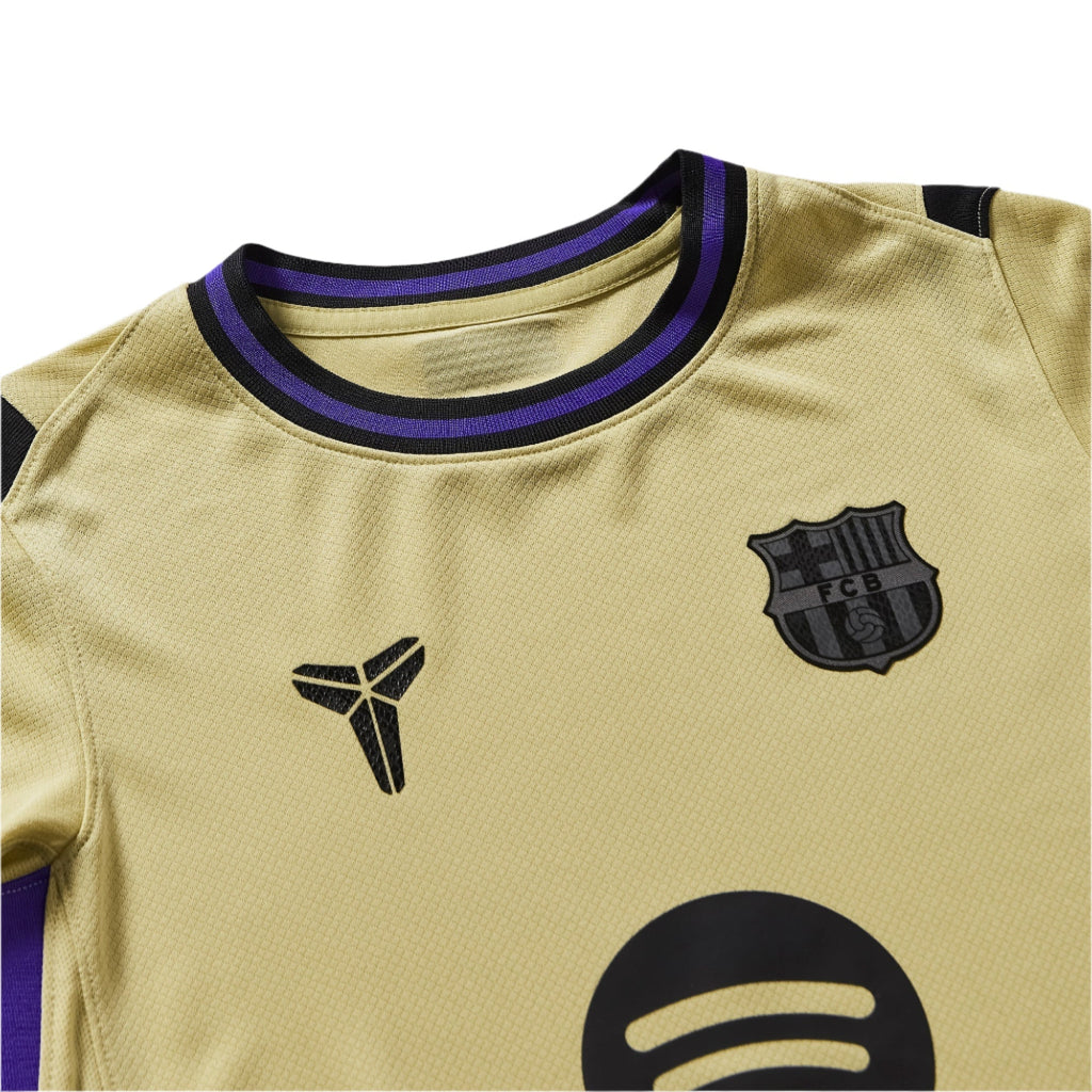 Nike Youth Ronaldinho FC Barcelona Away Jersey 25/26 (Team Gold/Persian Violet/Black)
