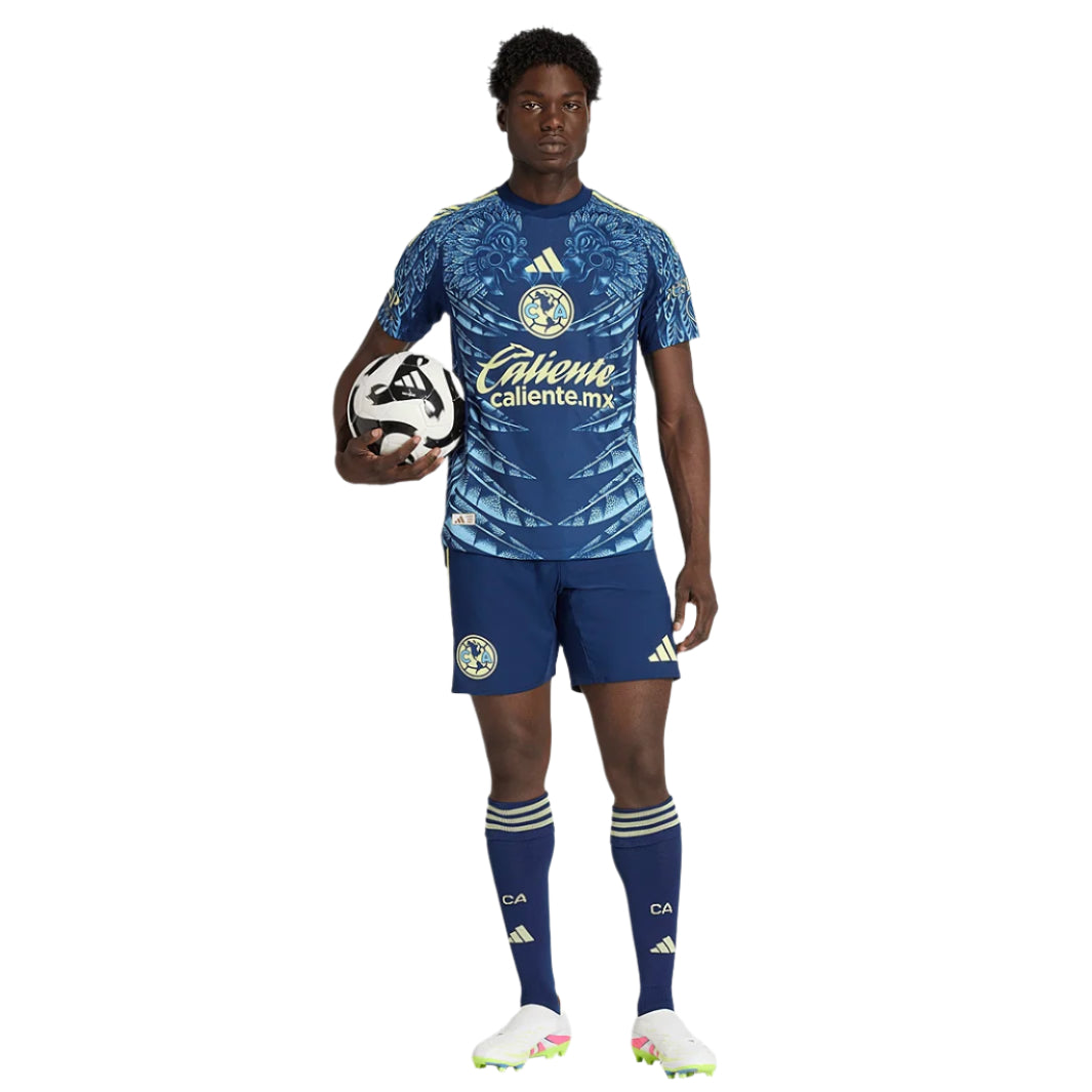 adidas A. Cervantes Men's Club América 25/26 Authentic Away Jersey (Blue)