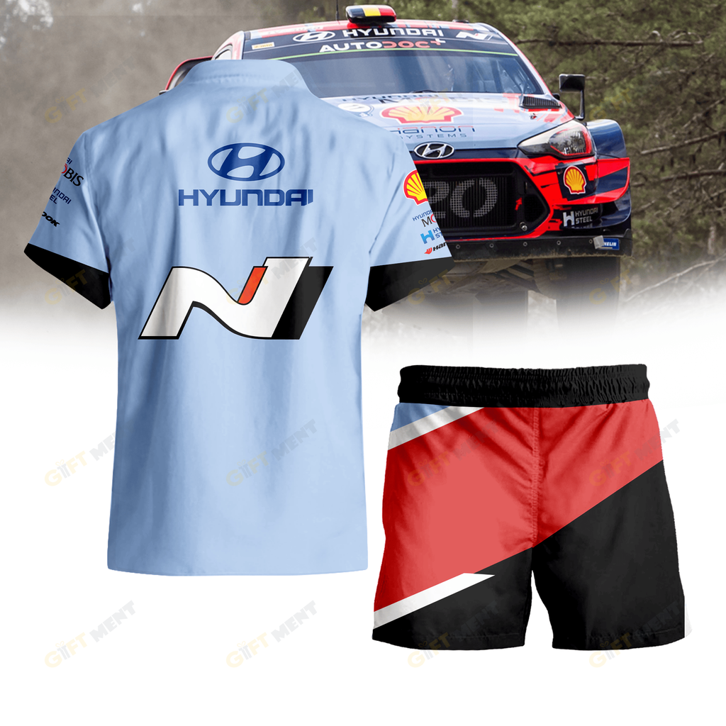 Hyundai Shell Mobis WRT Premium Hawaiian Shirt