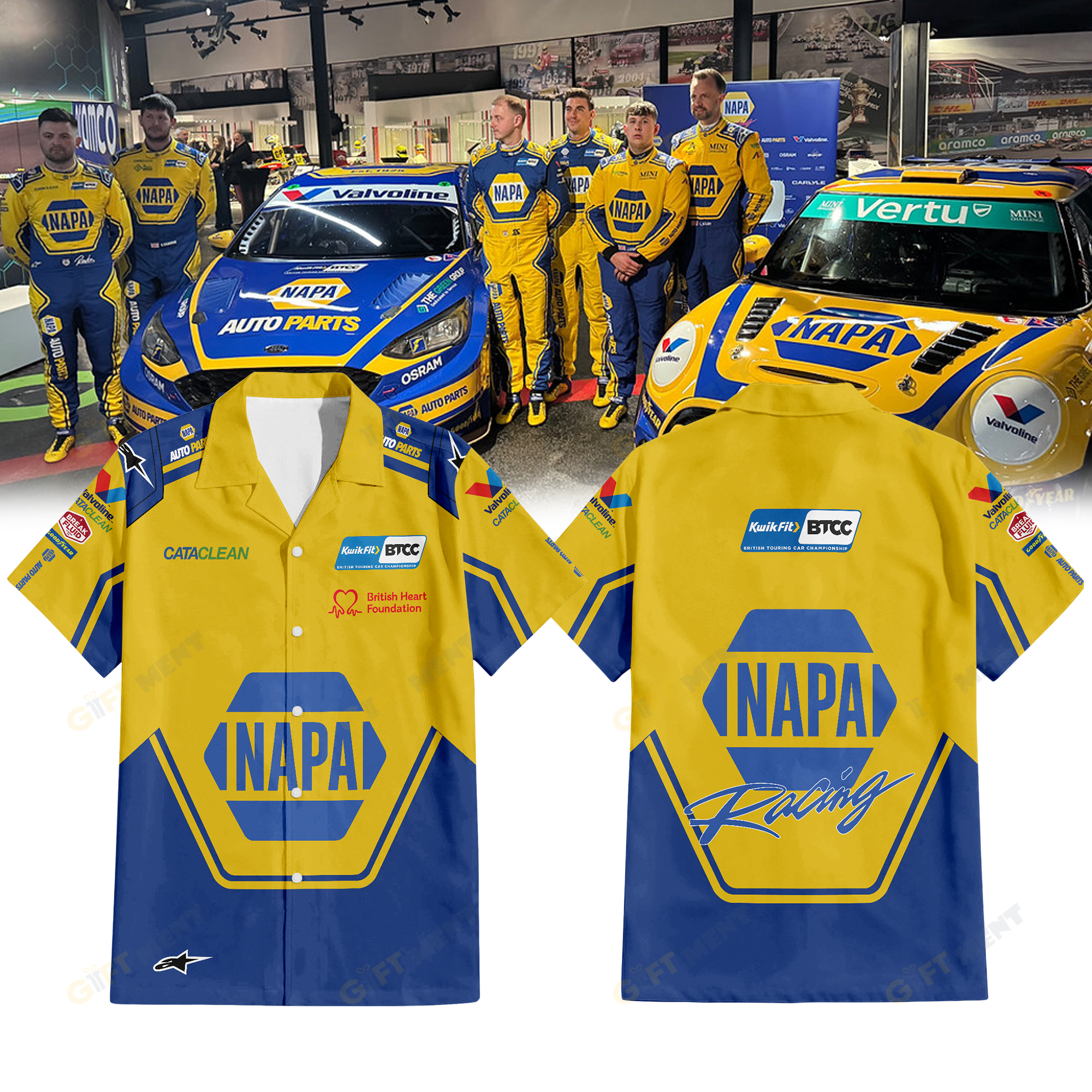 NAPA Racing UK Premium Hawaiian Shirt II