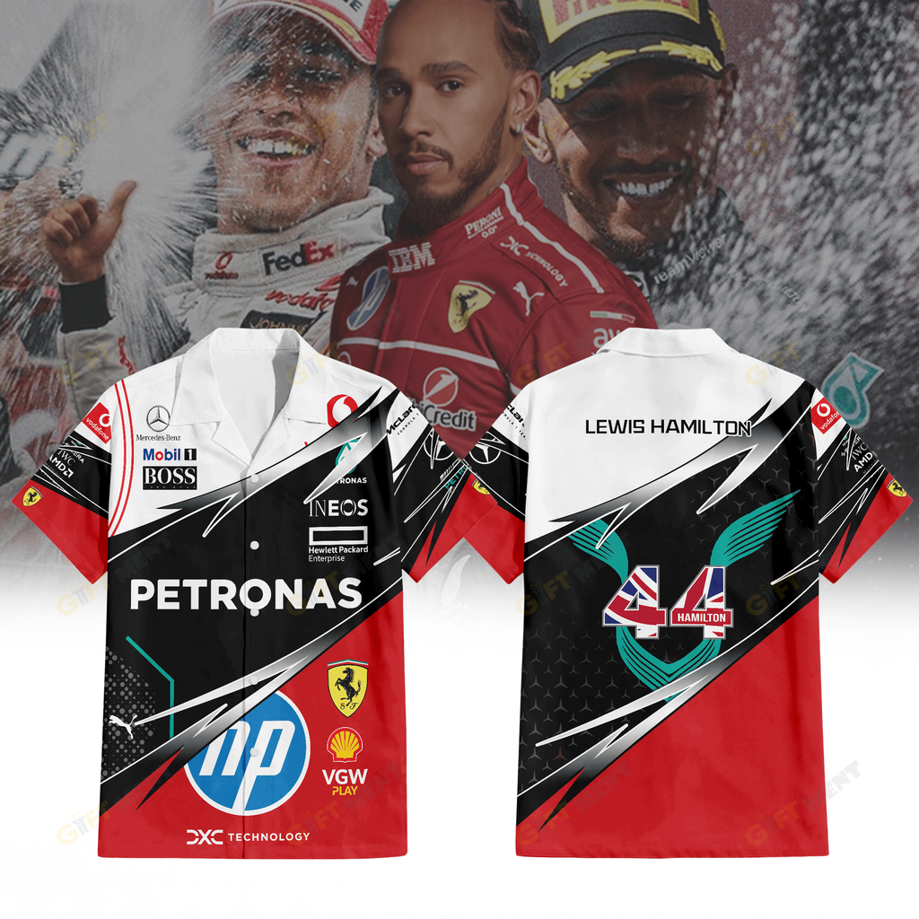 LW 20 Seasons in Formula One Premium Hawaiian Shirt
