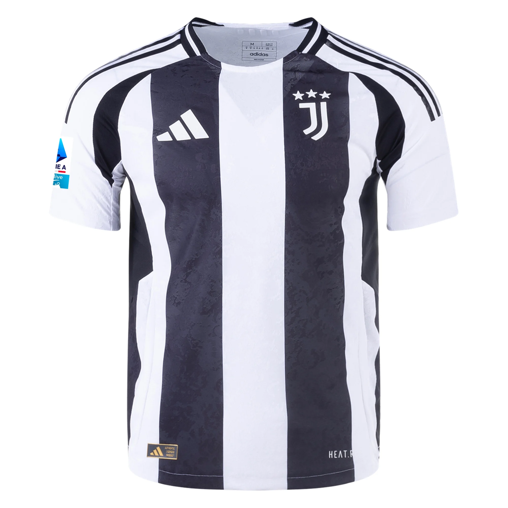 adidas Juventus Authentic Andrea Cambiaso Home Jersey w/ Serie A Patch 24/25 (White/Black)