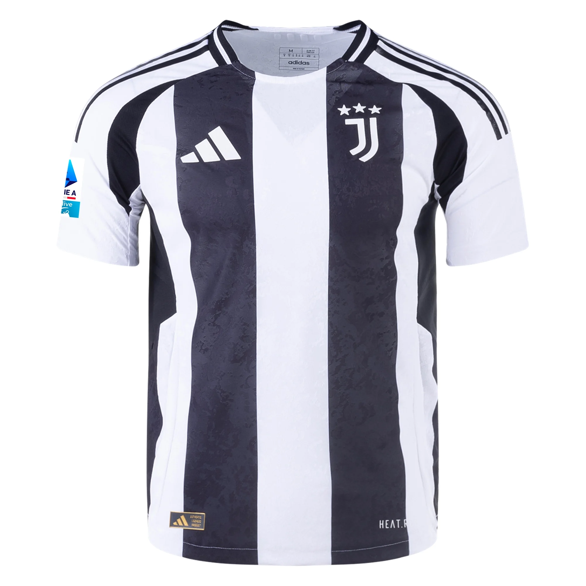 adidas Juventus Authentic Andrea Cambiaso Home Jersey w/ Serie A Patch 24/25 (White/Black)