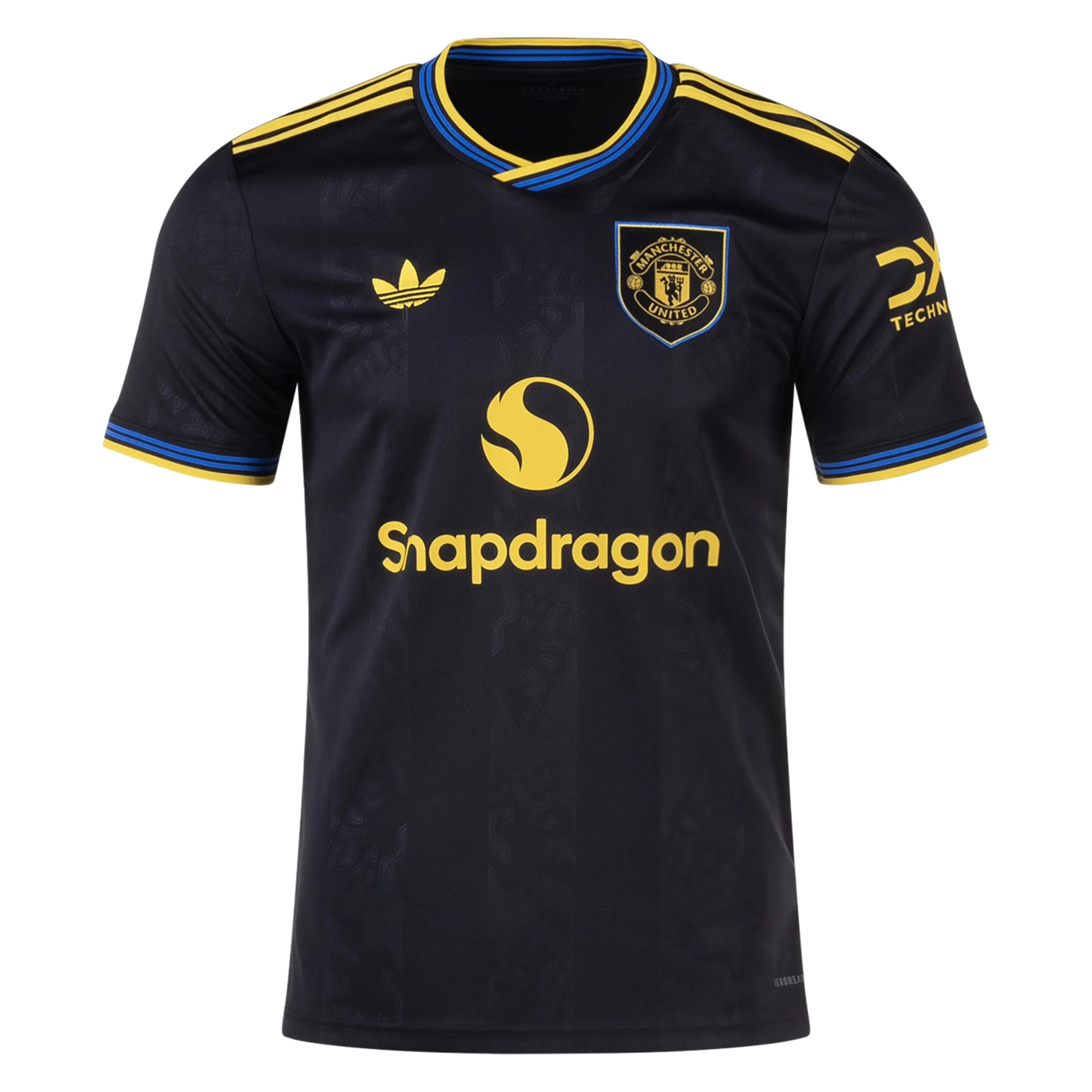 adidas Manchester United Third Jersey 25/26 (Black/Preloved Yellow)