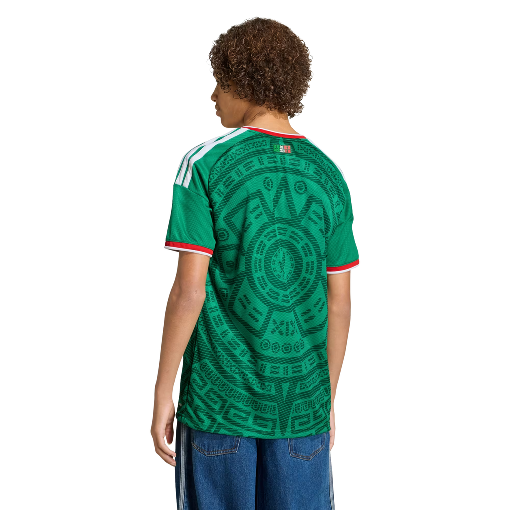 adidas Youth G. Ochoa Mexico 2026 Home World Cup Jersey (Bold Green)