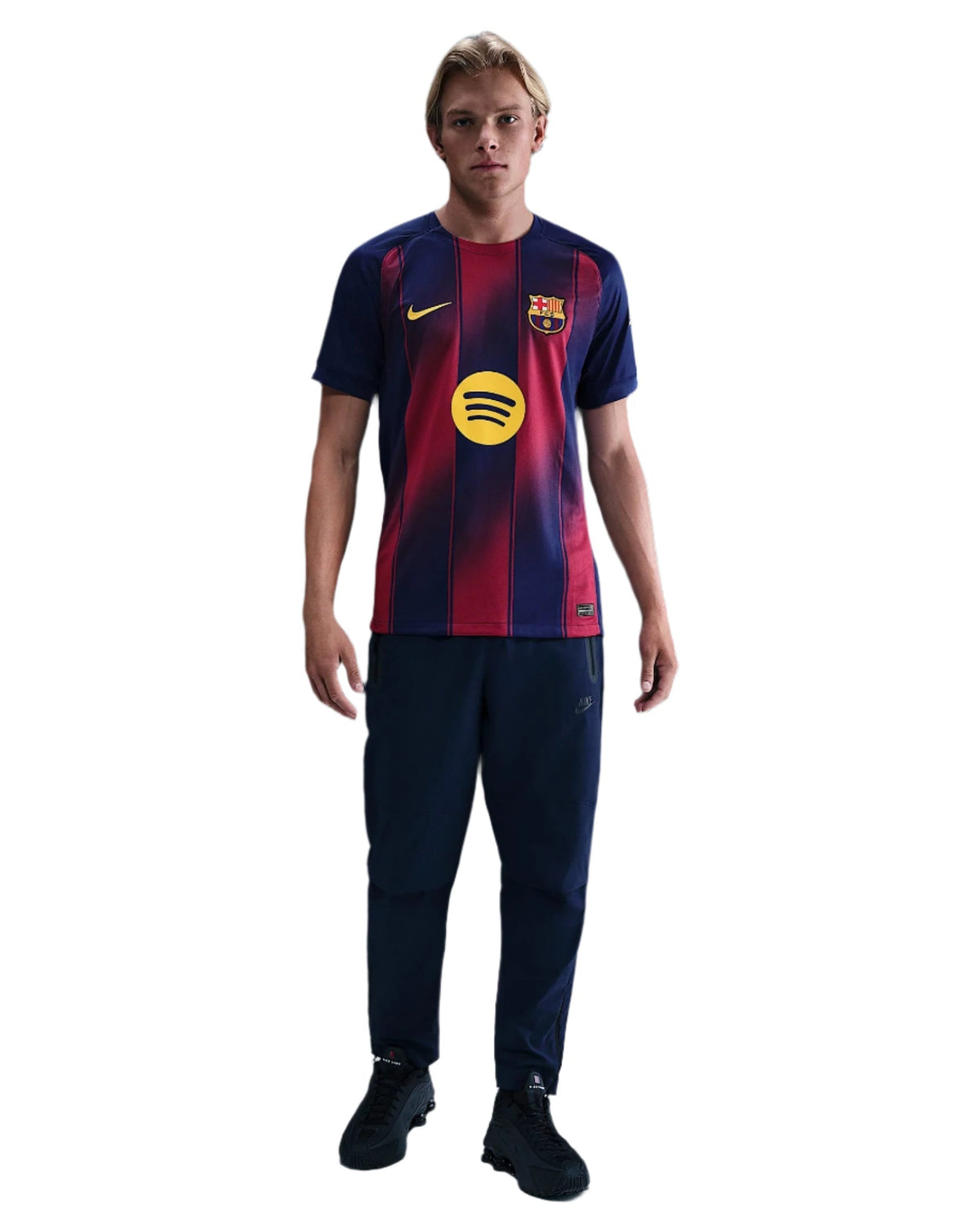 Nike Balde FC Barcelona Home Jersey 25/26 w/ Champions League Patches (Deep Royal Blue/Midwest Gold)