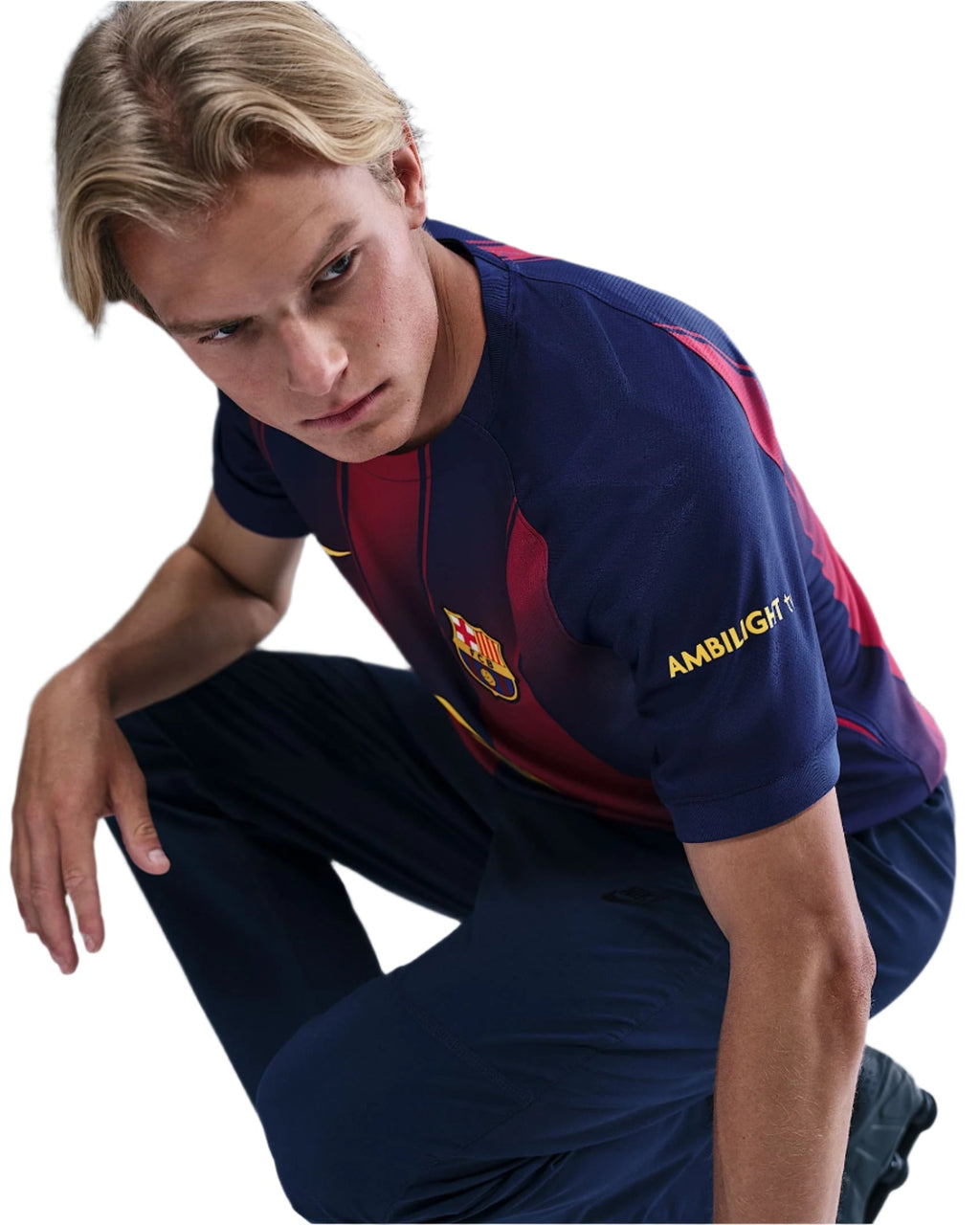 Nike Barcelona Home Jersey 25/26 (Deep Royal Blue/Midwest Gold)
