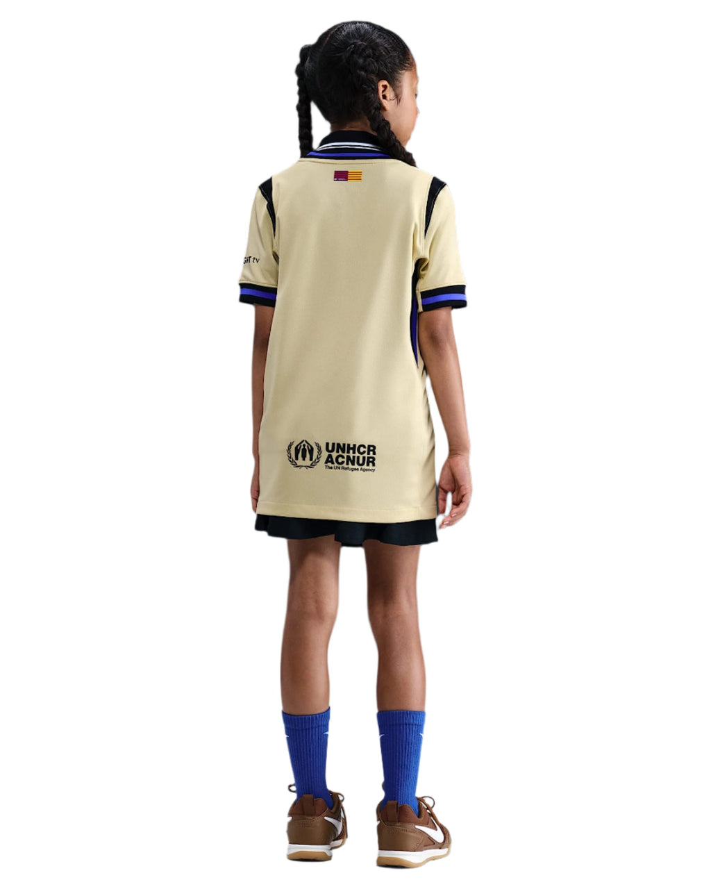 Nike Youth Ronaldinho FC Barcelona Away Jersey 25/26 (Team Gold/Persian Violet/Black)