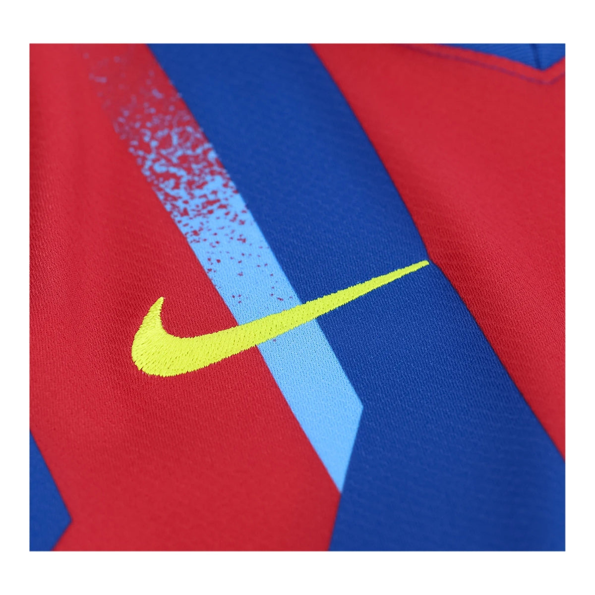 Nike Youth Raphinha FC Barcelona 4th Soccer Jersey 25/26 (Gym Blue/Salsa Red)
