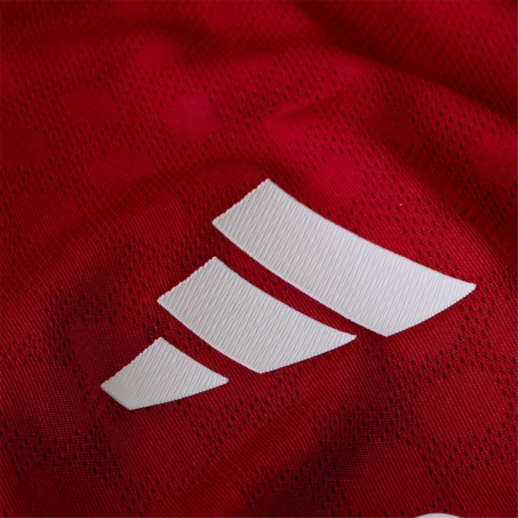 adidas Men's Liverpool FC Authentic Szoboszlai Home Jersey 25/26 w/ Champions League Patches (Strawberry Red)