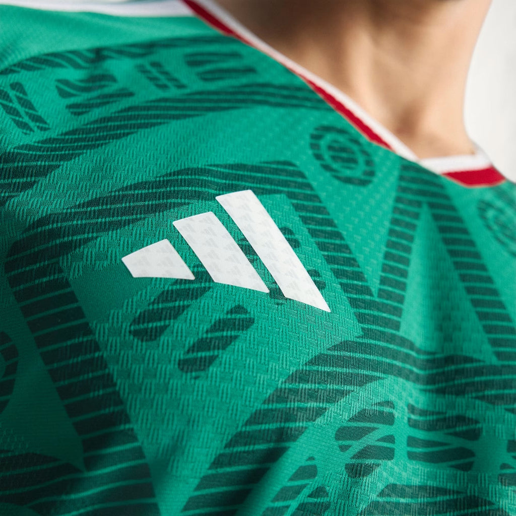 adidas Men's Raúl Jiménez Mexico Authentic Home 2026 World Cup Jersey (Bold Green)
