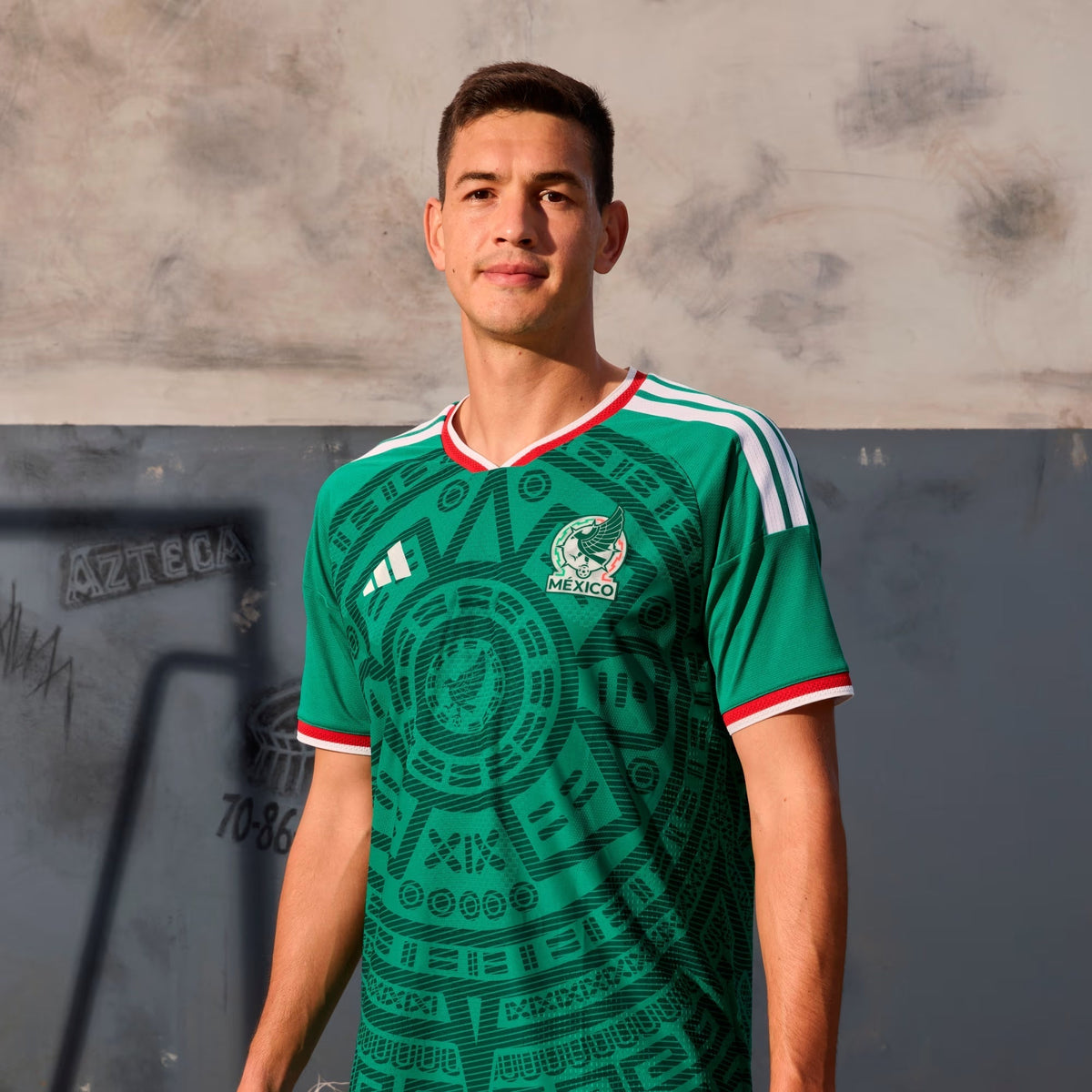 adidas Men's Raúl Jiménez Mexico Authentic Home 2026 World Cup Jersey (Bold Green)