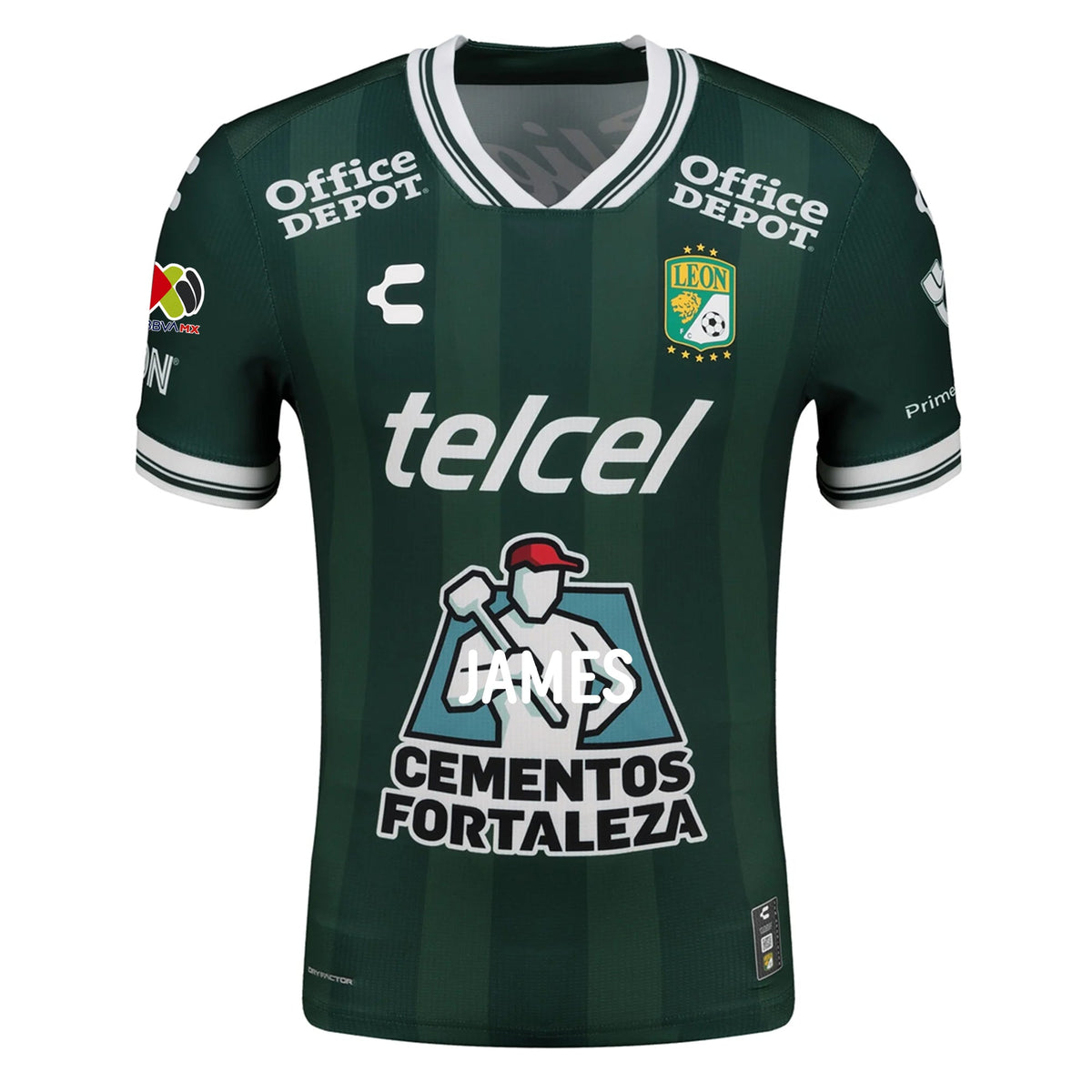 Charly Fernando Beltran Men's Leon FC Home Jersey 25/26 w/ BBVA Liga Patch (Green)