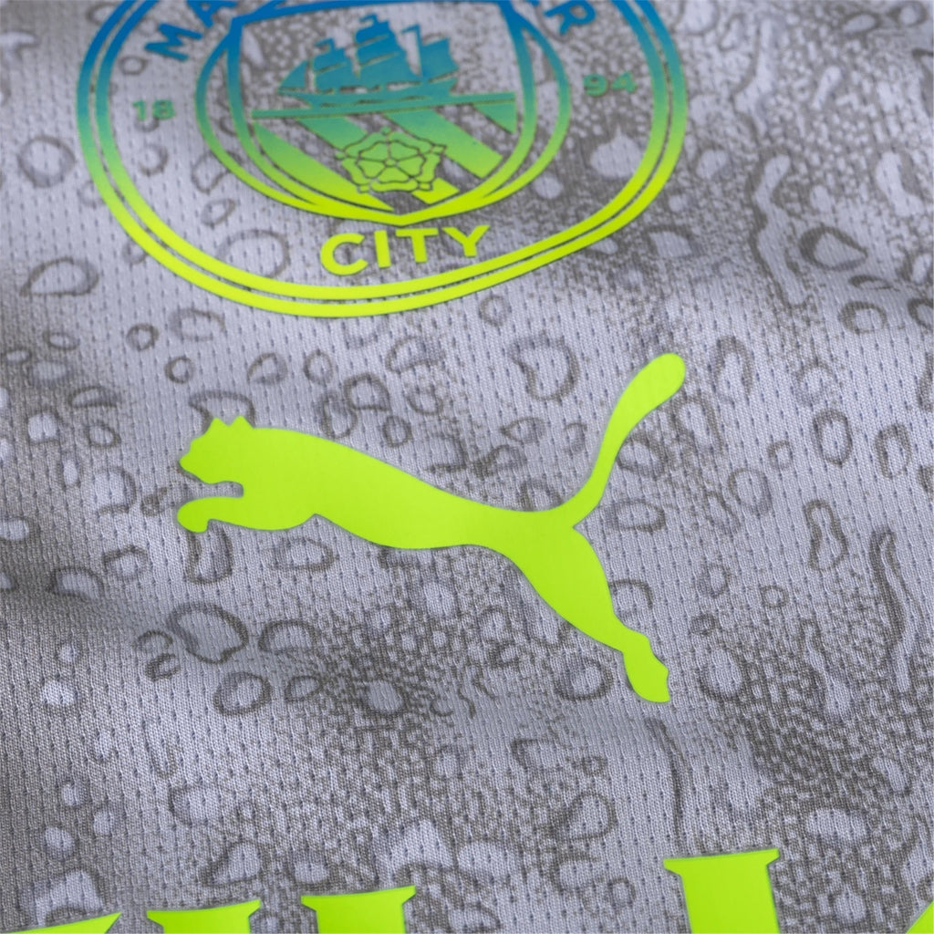Puma Men's Manchester City O’ Reilly Third Jersey w/ EPL + No Room For Racism Patches 25/26 (Cool Weather/Pro Green)