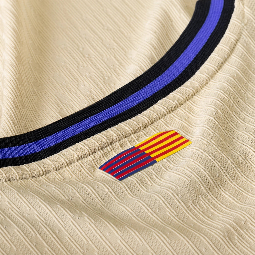 Nike Lamine Yamal Men's FC Barcelona Away Jersey 25/26 w/ Champions League Patches (Team Gold/Persion Violet/Black)