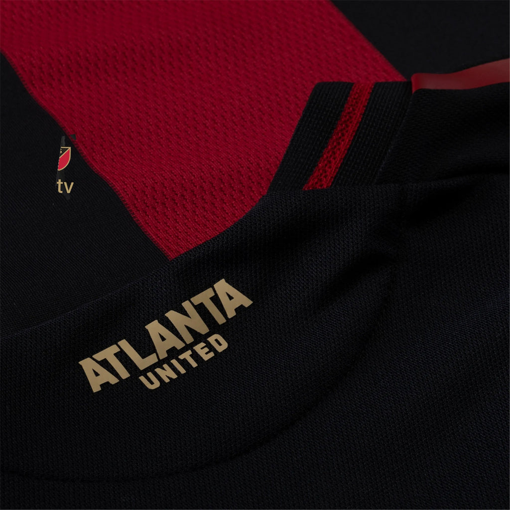 adidas Bartosz Slisz Atlanta United Authentic Home Jersey w/ MLS Patches 25/26 (Red/Black)