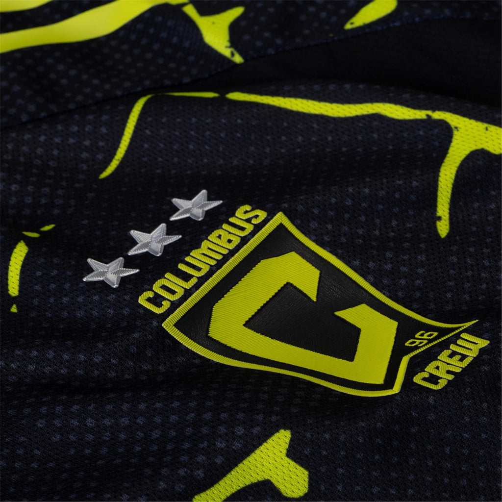 adidas Mohamed Farsi Columbus Crew Authentic Away Jersey w/ MLS Patches 25/26 (Black/Yellow)