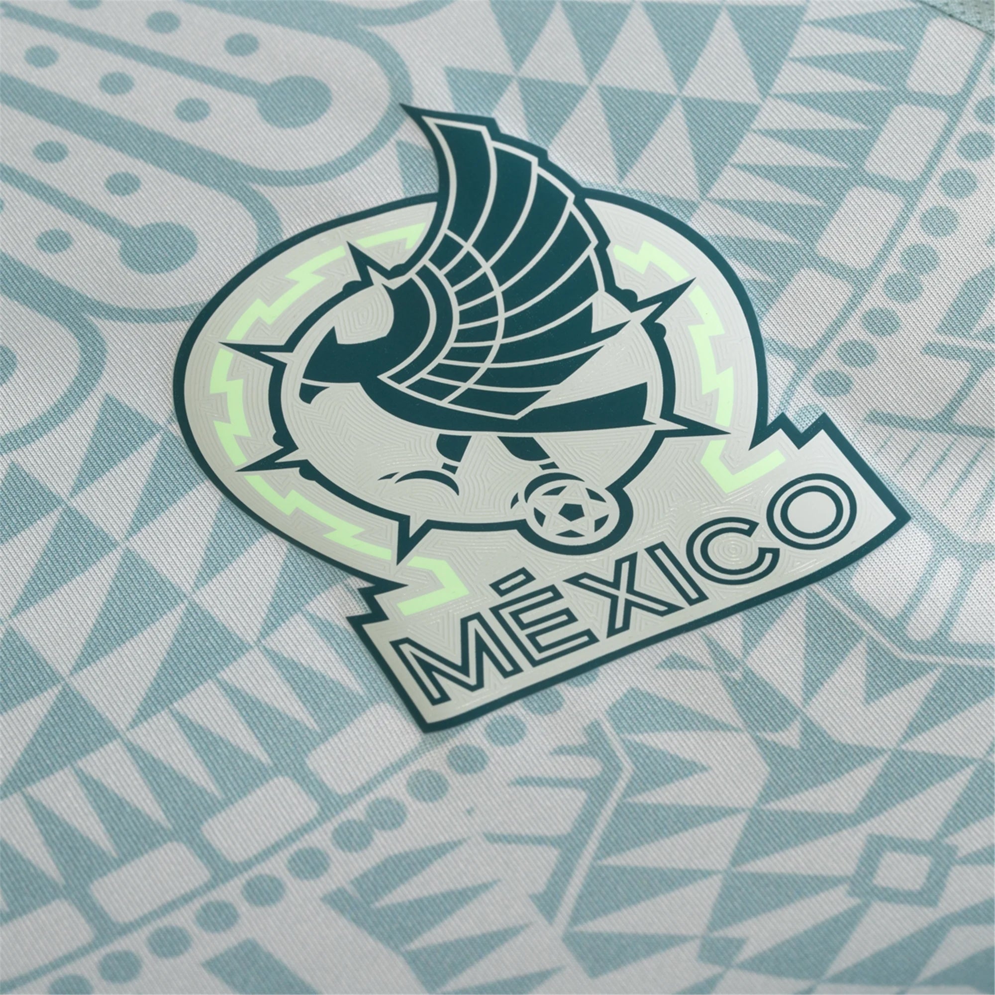 adidas Mens Mexico Authentic Away Jersey 24/25 (Linen Green)