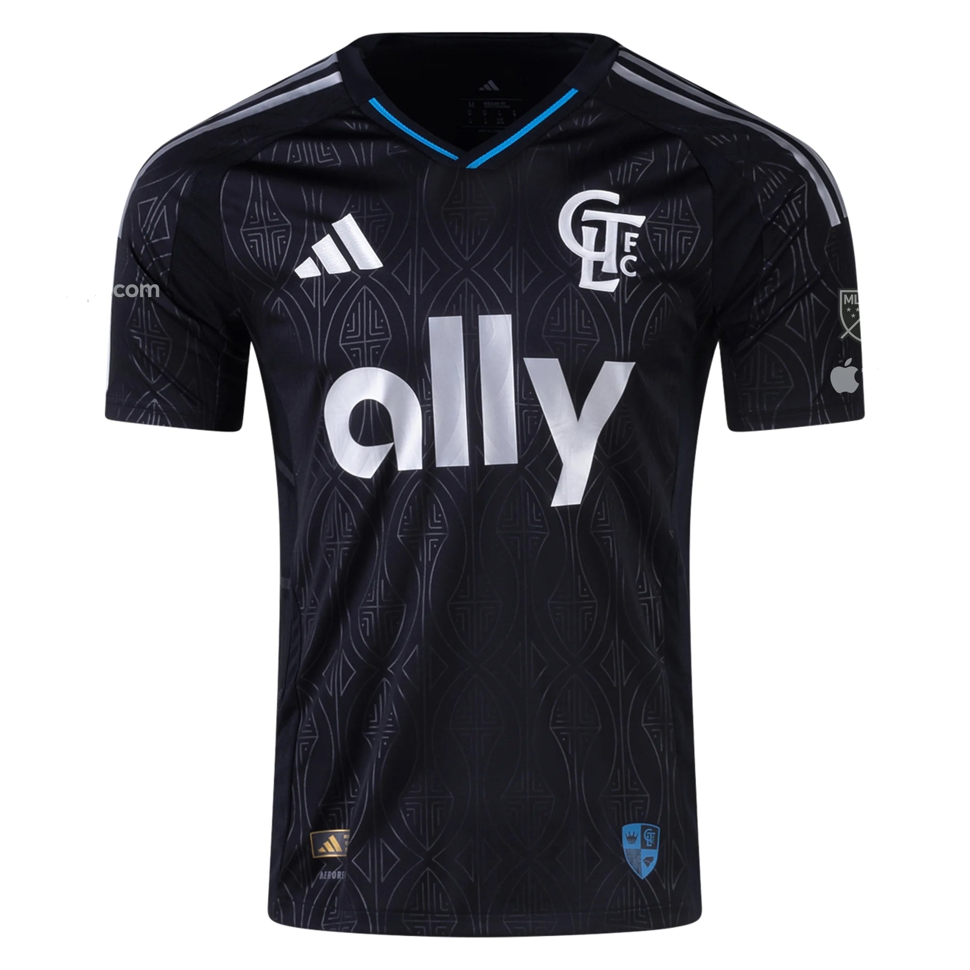 adidas Tyger Smalls Charlotte FC Authentic Away Jersey 25/26 (Black)