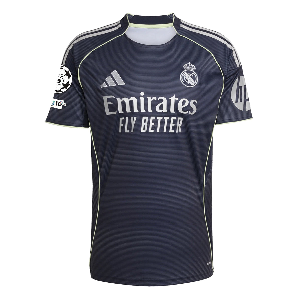 adidas Lucas V. Real Madrid 25/26 Away Jersey w/ Champions League Patches (Legend Ink)