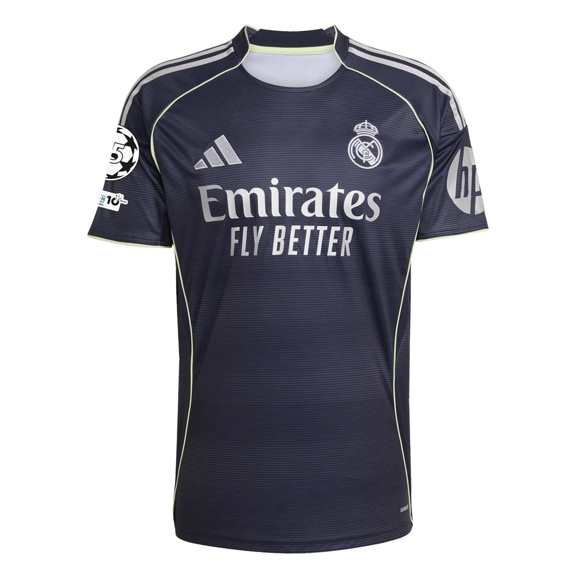 adidas Carvajal Real Madrid 25/26 Away Jersey w/ Champions League Patches (Legend Ink)
