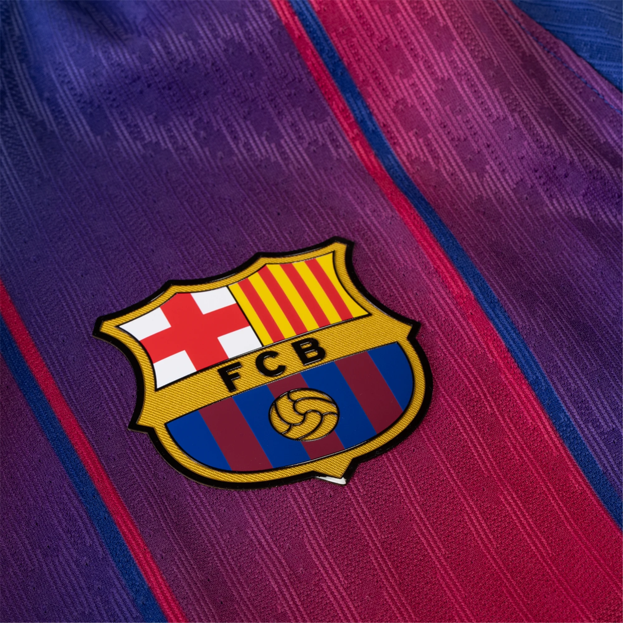 Nike Barcelona Authentic Home Jersey w/ La Liga Champion Patches 25/26 (Deep Royal Blue/Midwest Gold)