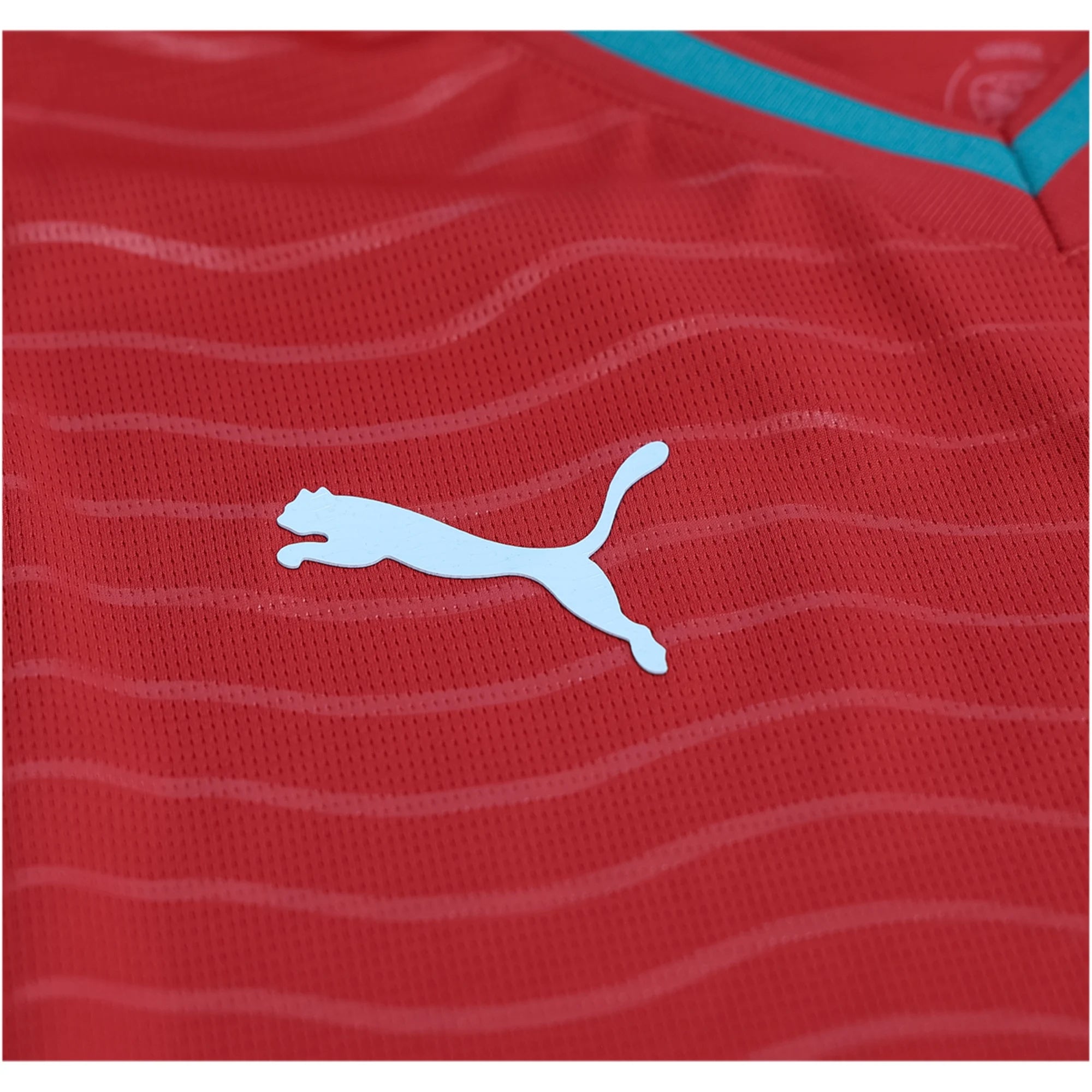 PUMA Portugal Home World Cup 2026 Soccer Jersey (Club Red/Green Lagoon)