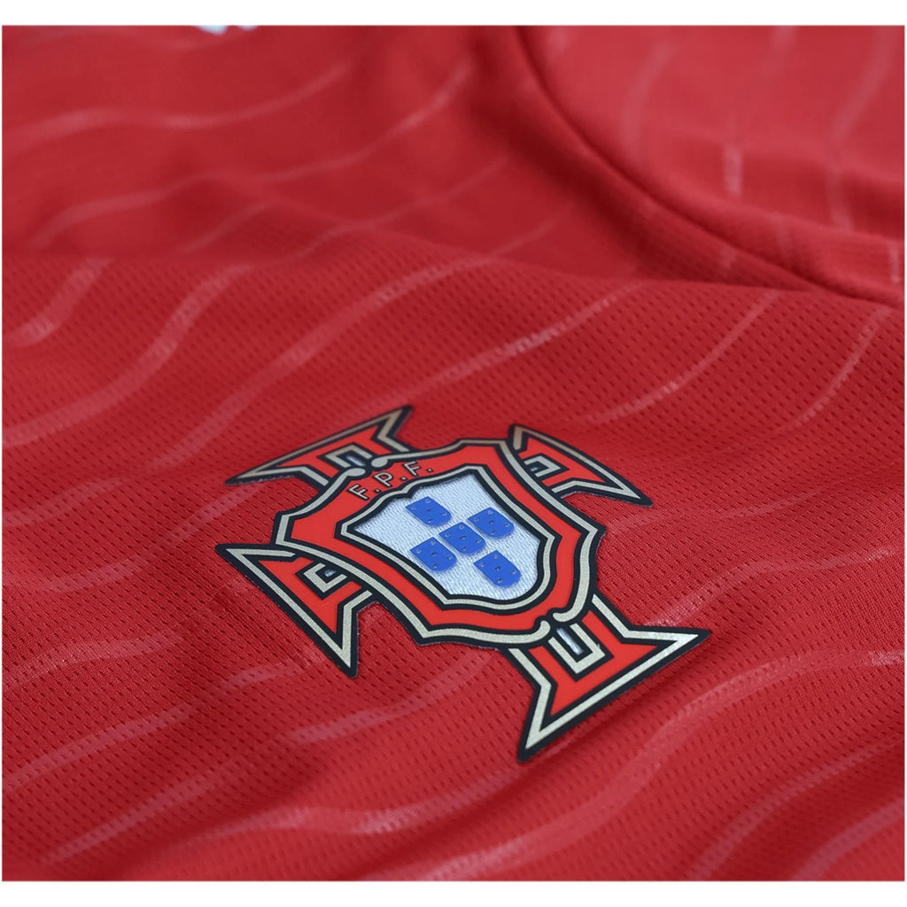 PUMA Portugal Home World Cup 2026 Soccer Jersey (Club Red/Green Lagoon)