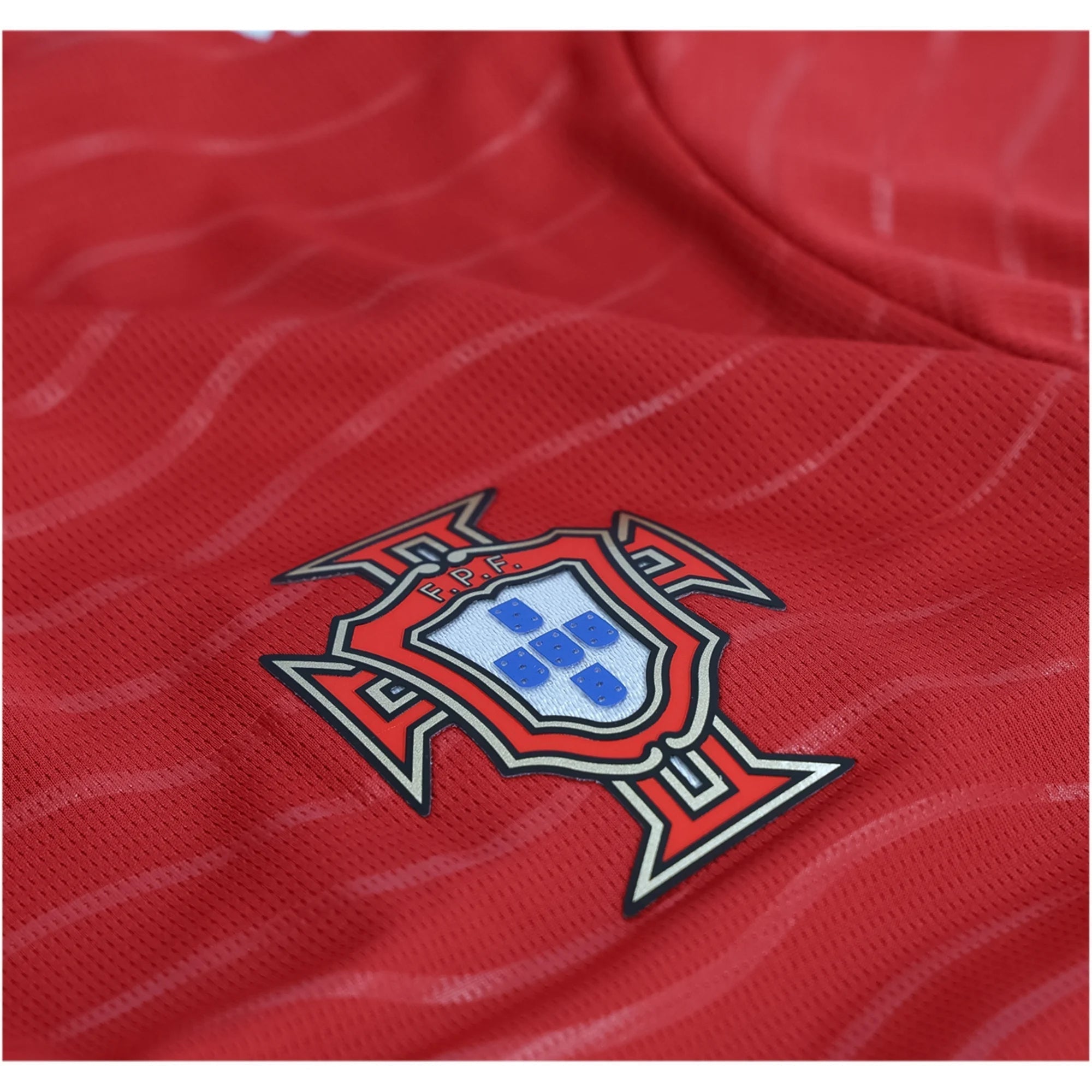 PUMA Portugal Home World Cup 2026 Soccer Jersey (Club Red/Green Lagoon)