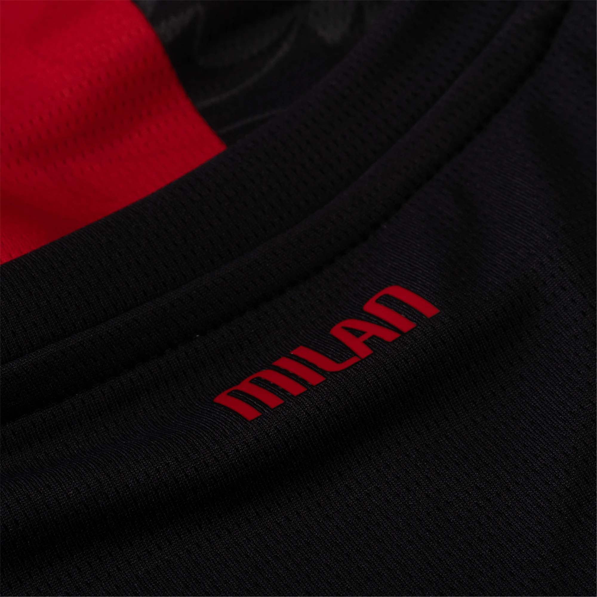 Puma Loftus-Cheek Men's AC Milan Home Jersey w/ Champions League Patches 25/26 (Red/Black)