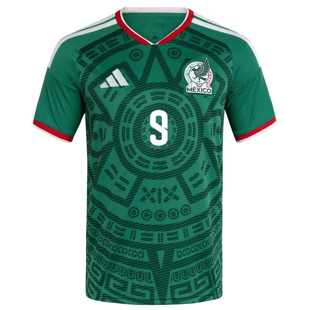adidas Men's Raul Jimenez Mexico Home 2026 World Cup Jersey (Bold Green)
