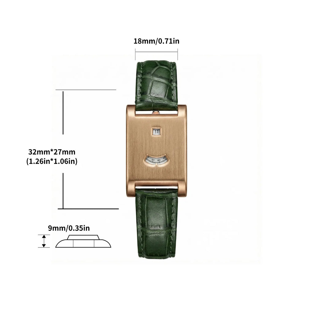 CILOA Men Square high quality Men's tank watch luxury men's watches man automatic mechanical men steeldive Man elegant gift