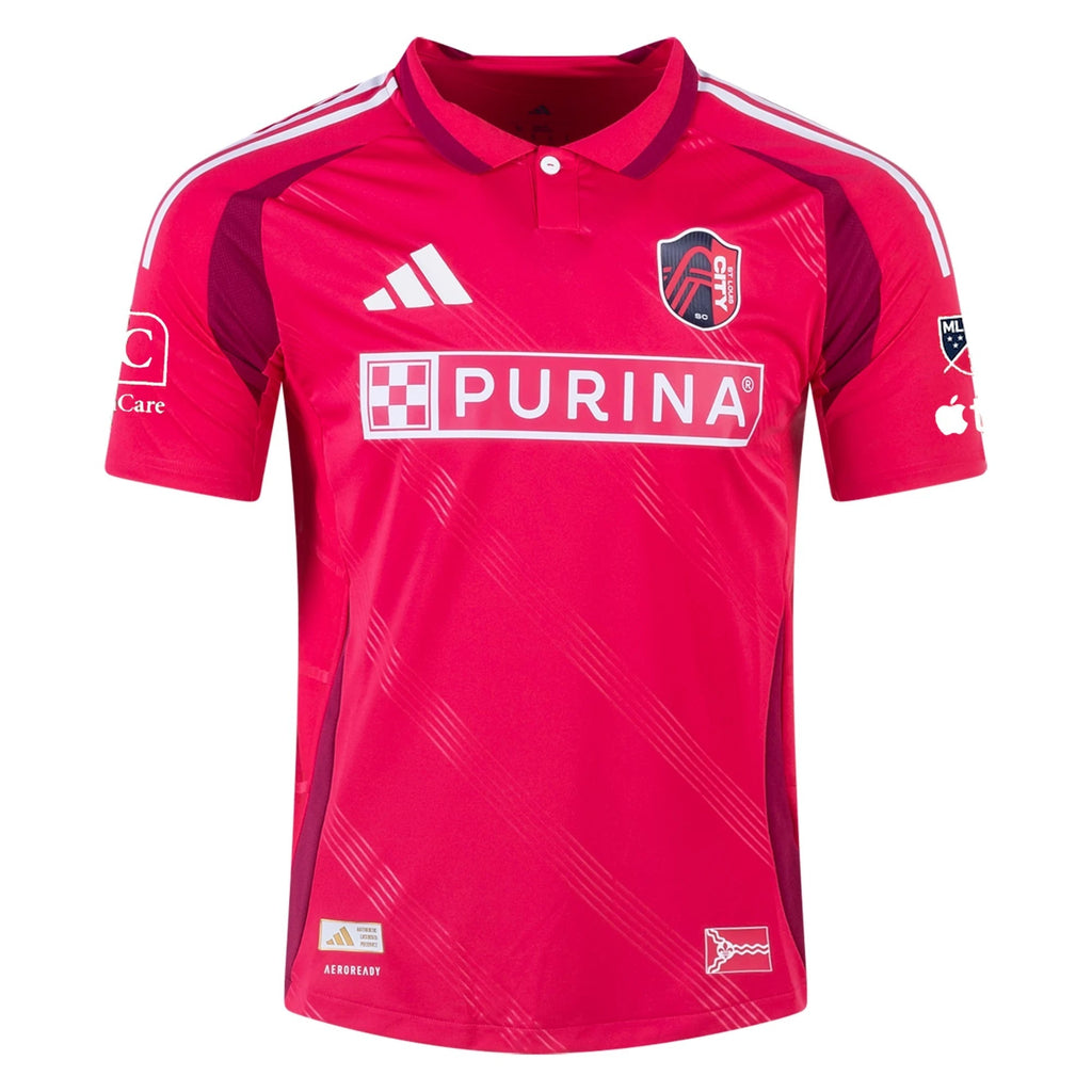 adidas Joakim Nilsson St. Louis FC Authentic Home Jersey 25/26 (Power Pink)