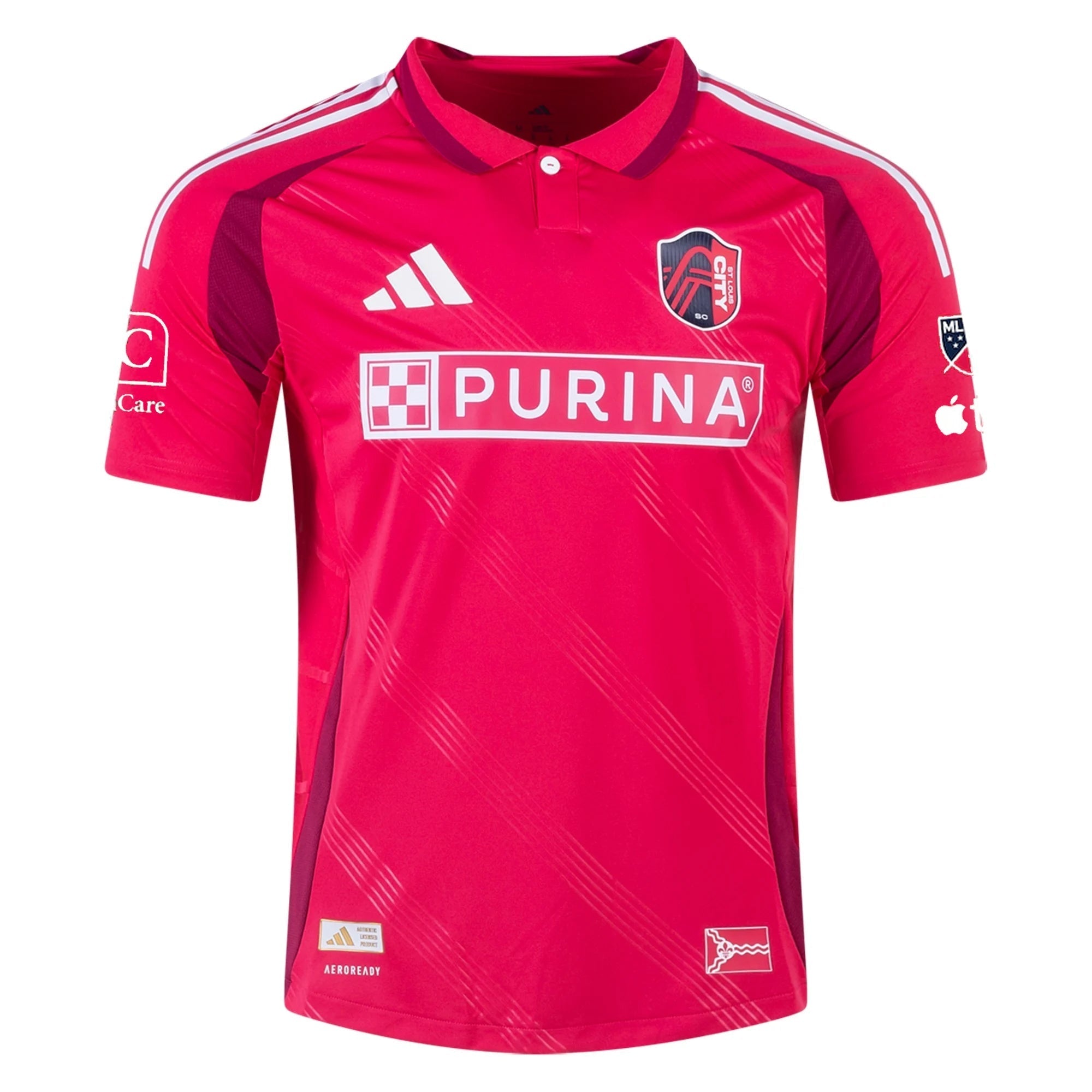 adidas Joakim Nilsson St. Louis FC Authentic Home Jersey 25/26 (Power Pink)