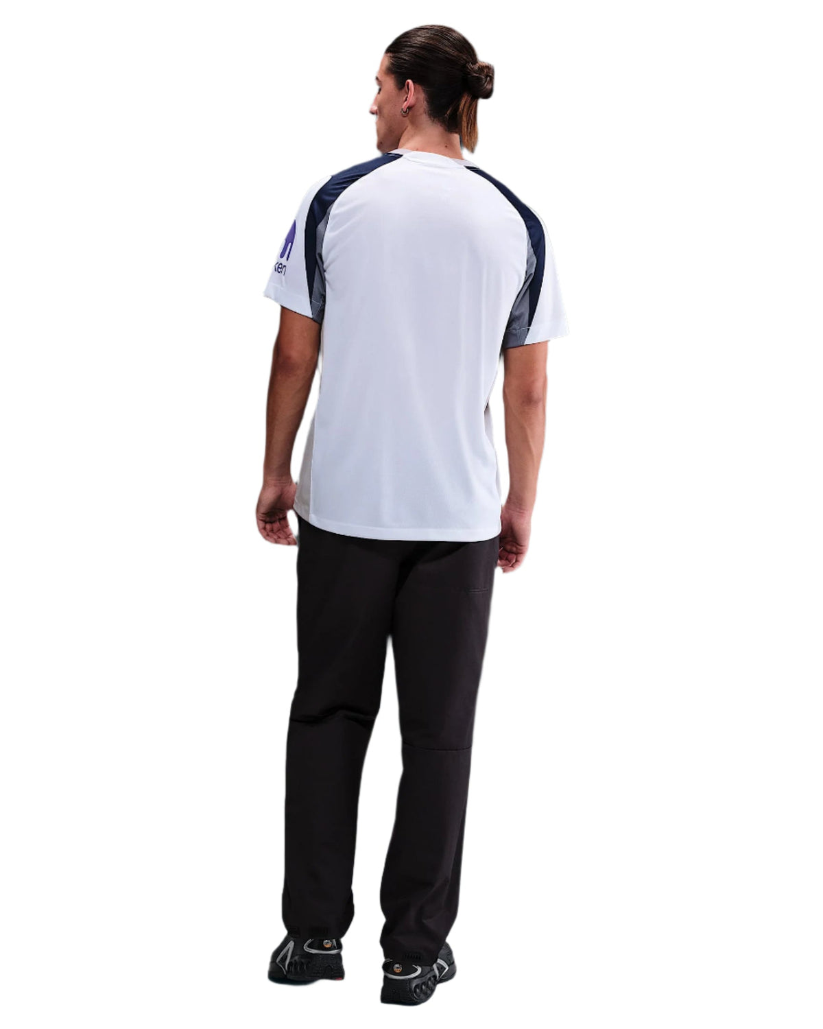 Nike Johnson Tottenham Hotspurs Home Jersey w/ EPL + No Room For Racism Patch 25/26 (White/Iron/Binary Blue)