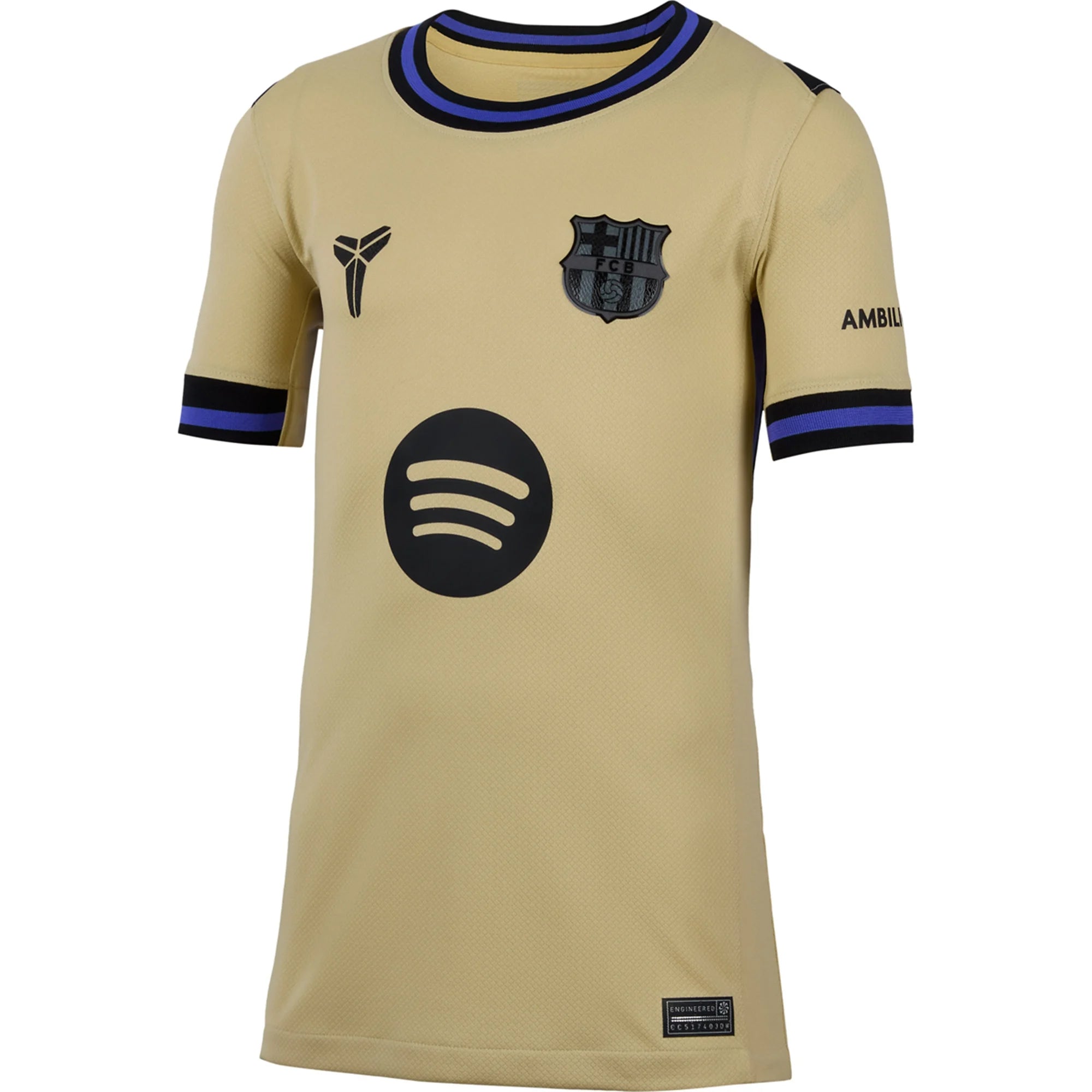 Nike Youth Ronaldinho FC Barcelona Away Jersey 25/26 (Team Gold/Persian Violet/Black)