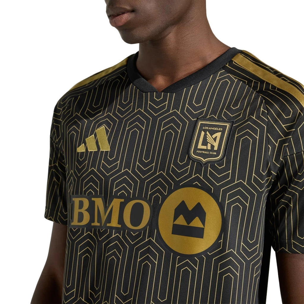 adidas Men's Hollingshead LAFC Stadium Home Jersey 26/27 (Black/Gold)