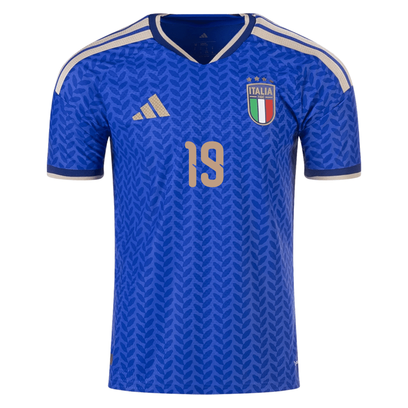 adidas Men's Cambiaghi Italy 2026 Authentic Home Jersey (Bold Blue)