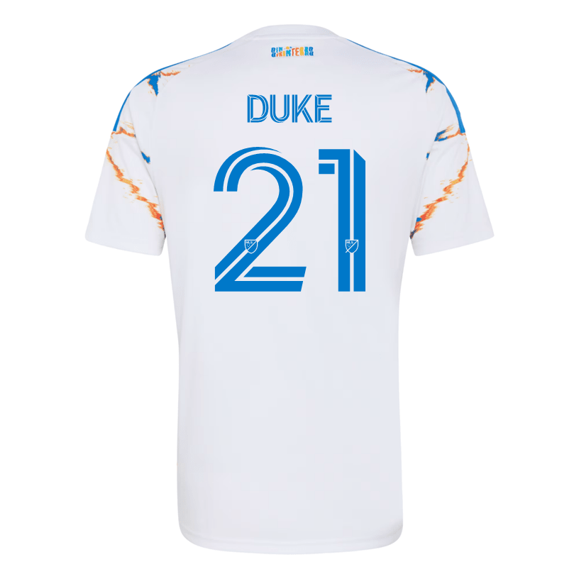 adidas Men's Duke San Diego FC 26/27 Away Stadium Jersey (White)