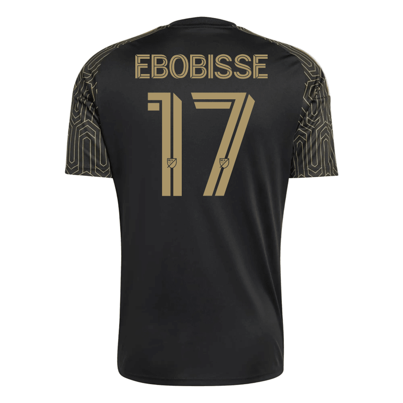 adidas Men's Ebobisse LAFC Stadium Home Jersey 26/27 (Black/Gold)