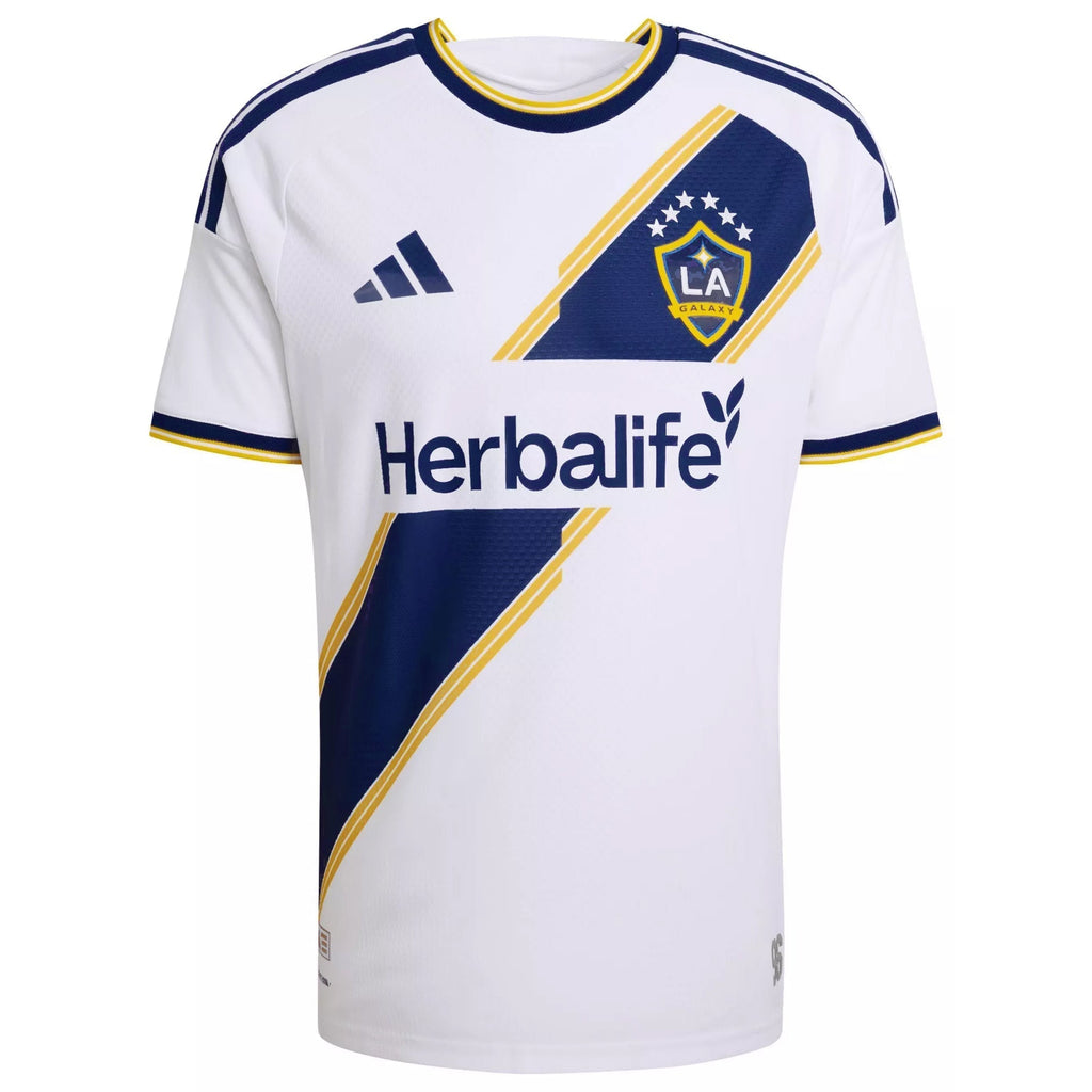 adidas Men's Garces LA Galaxy Authentic Match Home Jersey 26/27 (White)