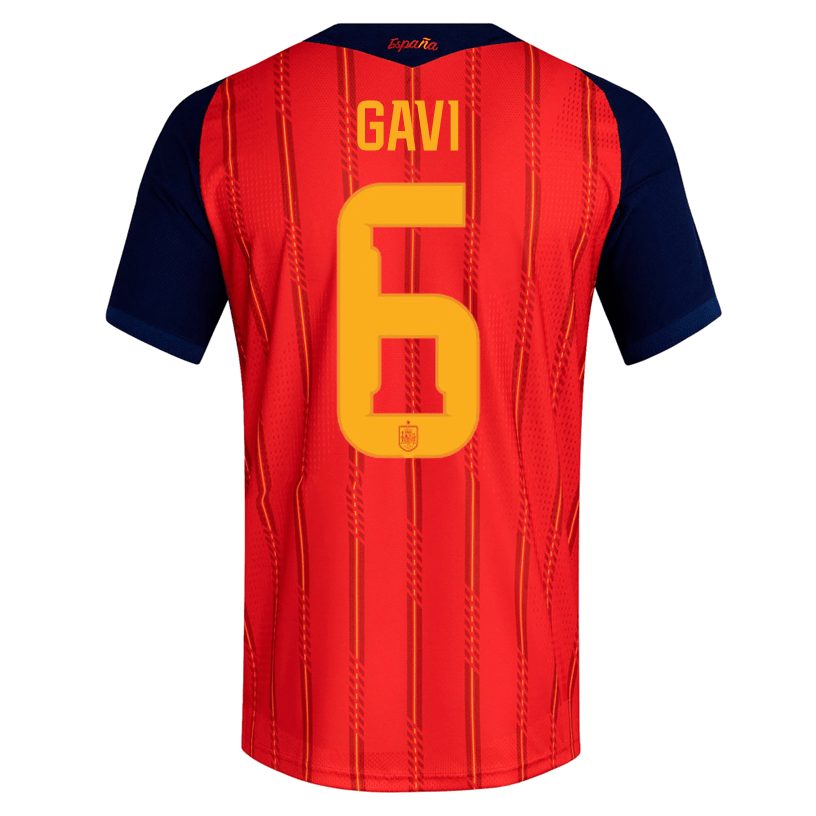 adidas Men's Gavi Spain Authentic World Cup Home Jersey 2026 (Vivid Red)