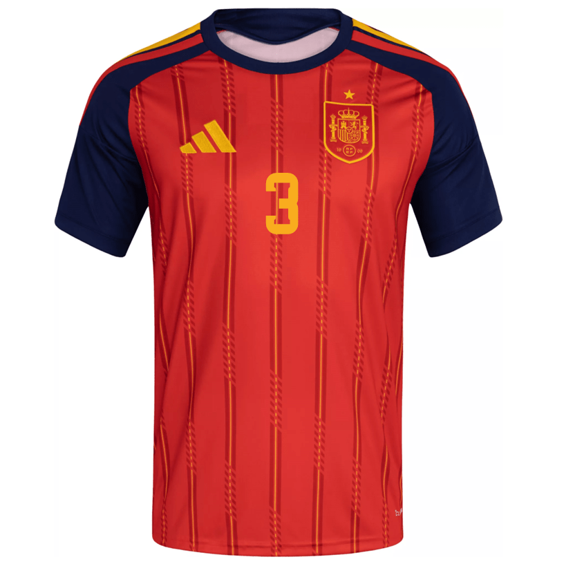 adidas Men's Grimaldo Spain World Cup Home Jersey 2026 (Vivid Red)
