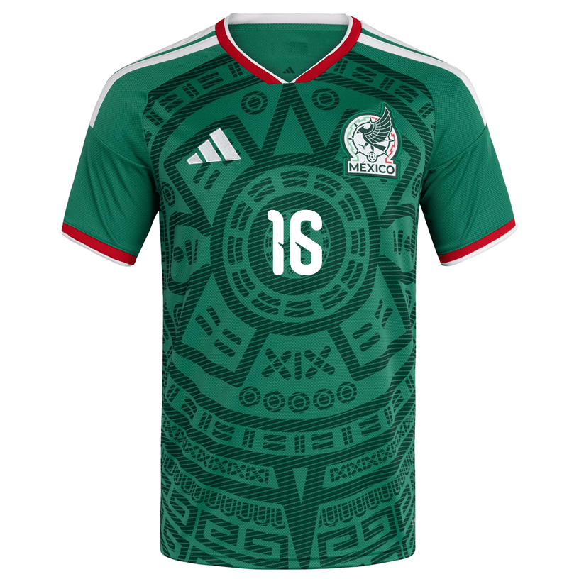 adidas Men's J. Cortizo Mexico Home 2026 World Cup Jersey (Bold Green)