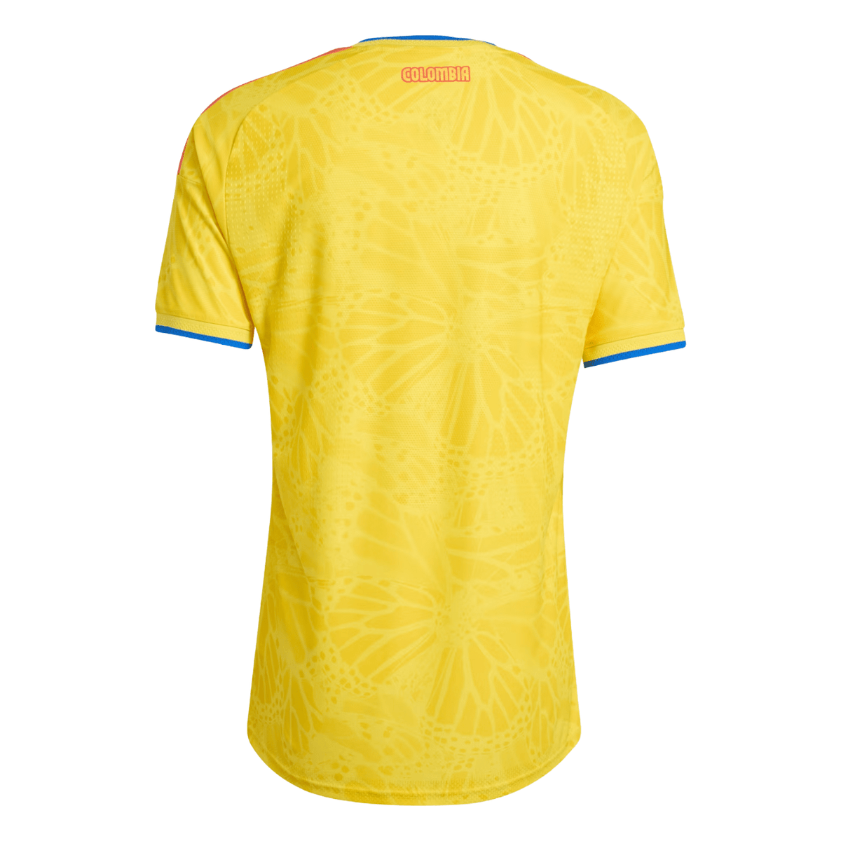 adidas Men's Machado Colombia 2026 Authentic Home Jersey (Impact Yellow)