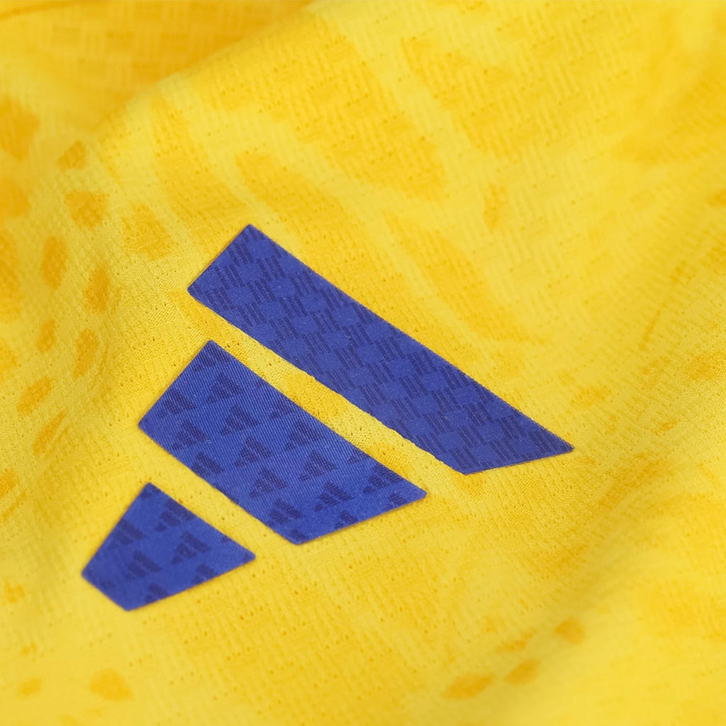 adidas Men's Borre Colombia 2026 Authentic Home Jersey (Impact Yellow)