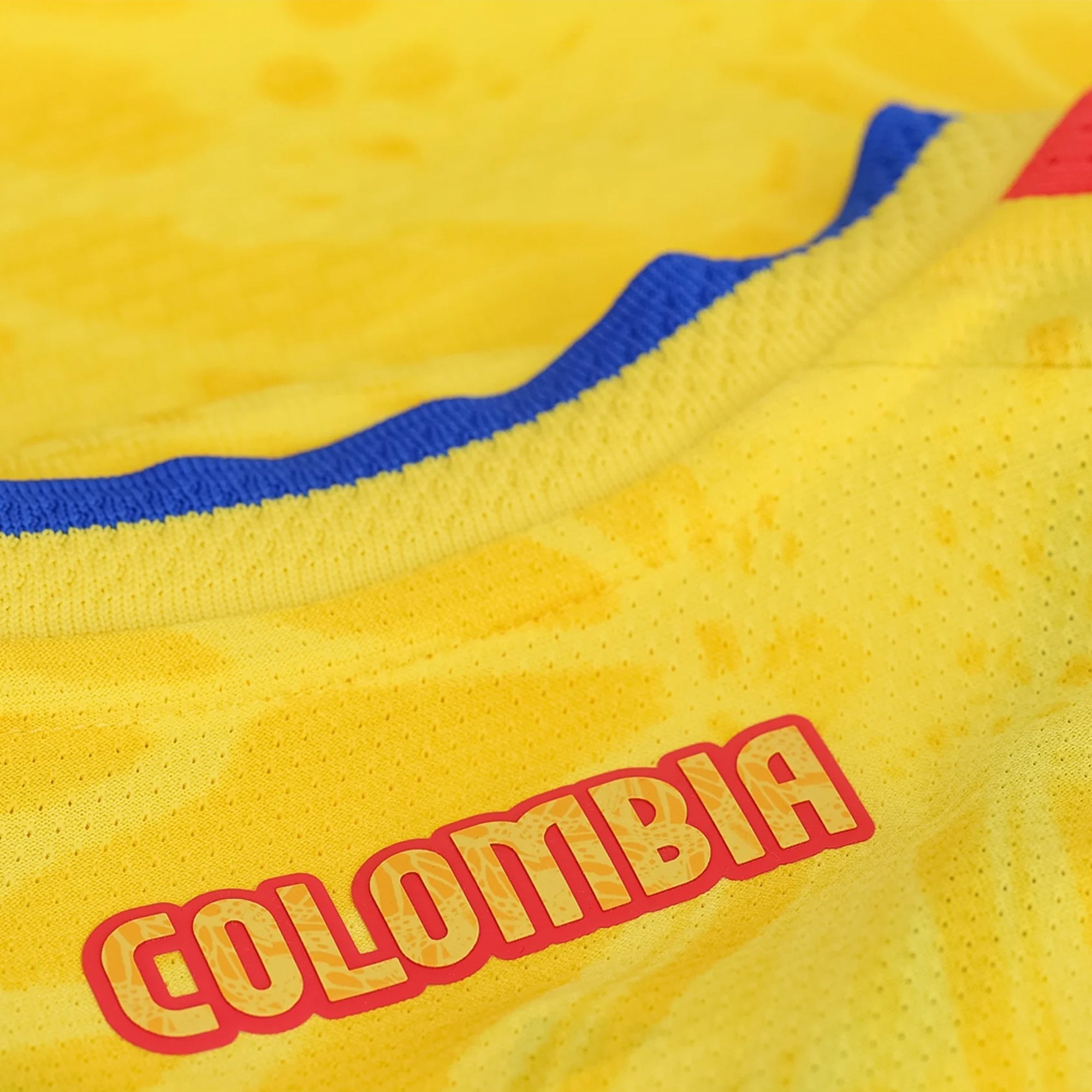 adidas Men's Borre Colombia 2026 Authentic Home Jersey (Impact Yellow)