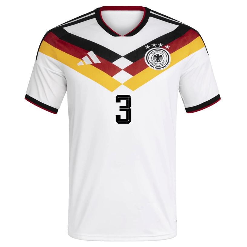 adidas Men's Mittelstadt Germany Home World Cup Jersey 2026 (White/Black)