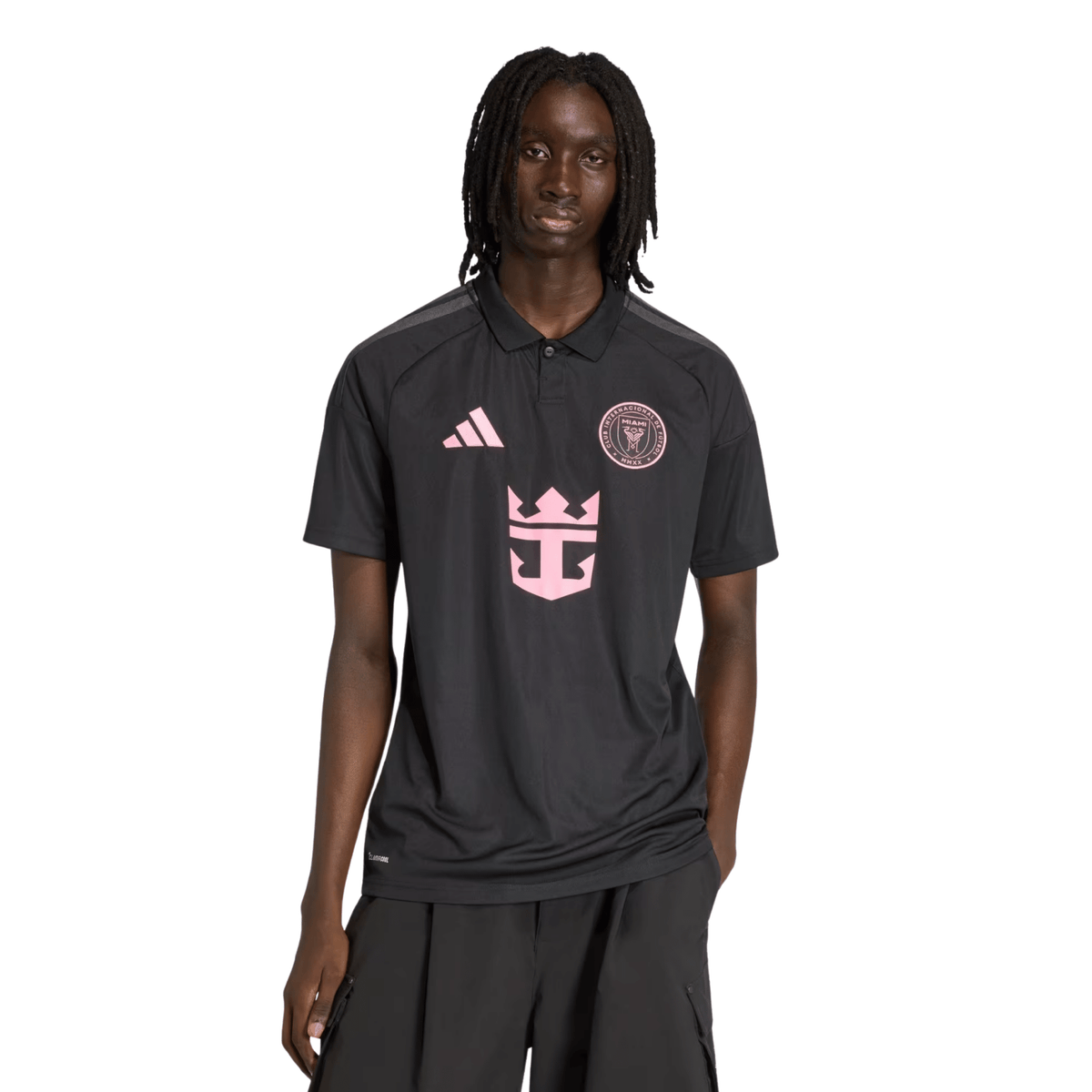 adidas Men's Gomez Inter Miami CF 26/27 Away Jersey (Black/Pink)