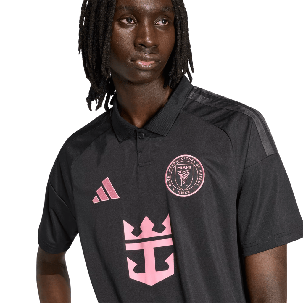 adidas Men's Lionel Messi Inter Miami CF 26/27 Away Jersey (Black/Pink)
